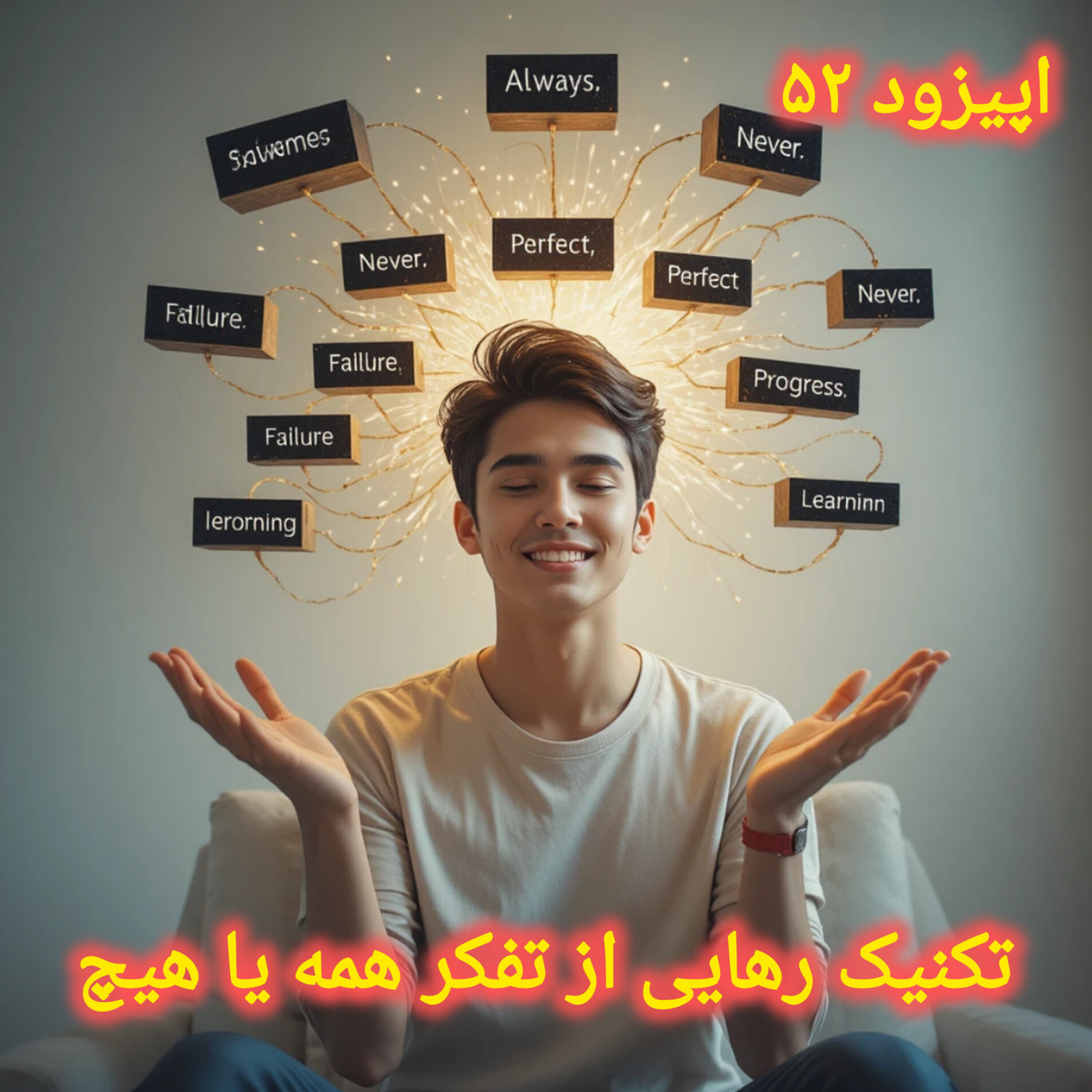 کاور اپیزود 52: تکنیک 27 رهایی از نشخوار ذهنی(تفکر همه یا هیچ)