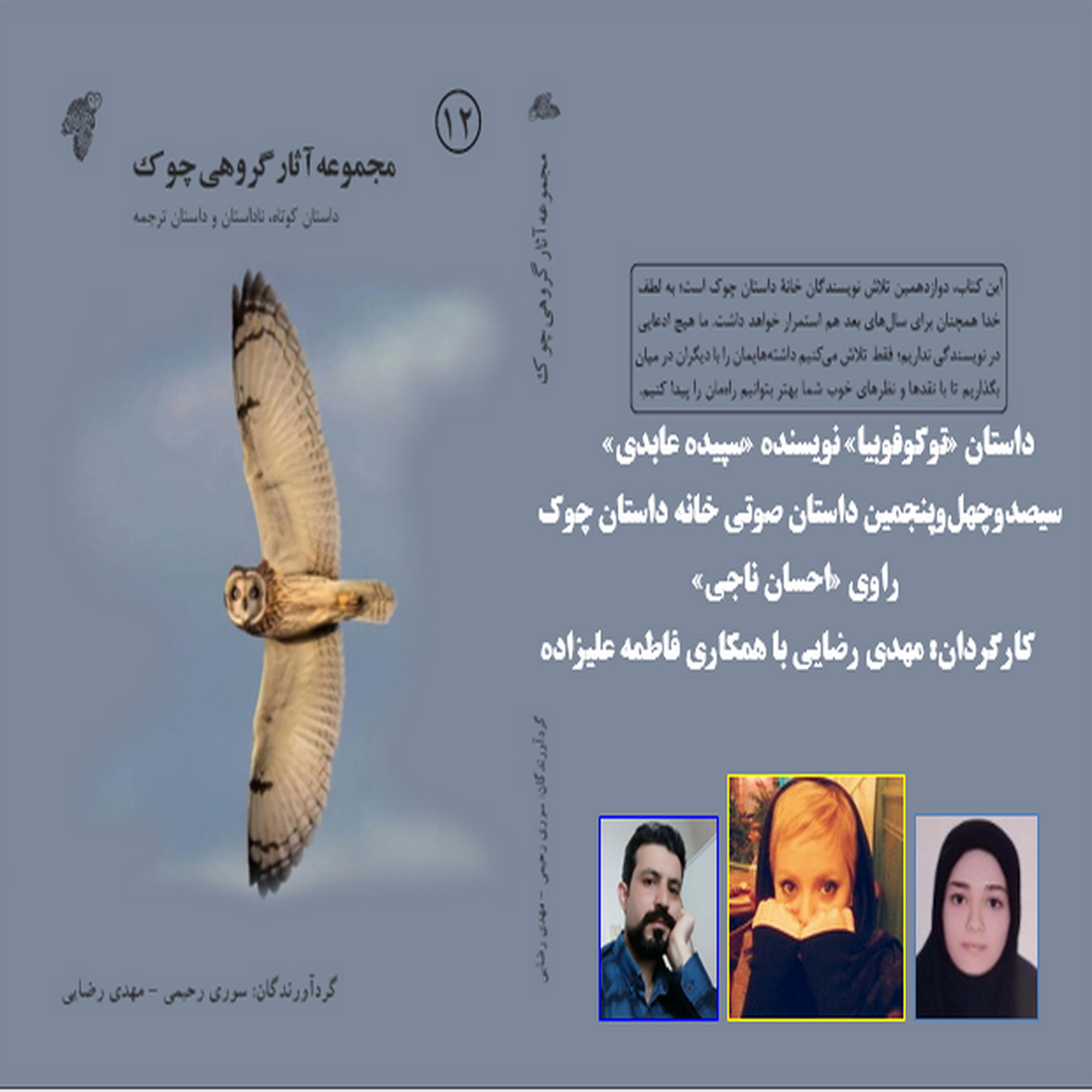 کاور داستان «توکوفوبیا» نویسنده «سپیده عابدی»