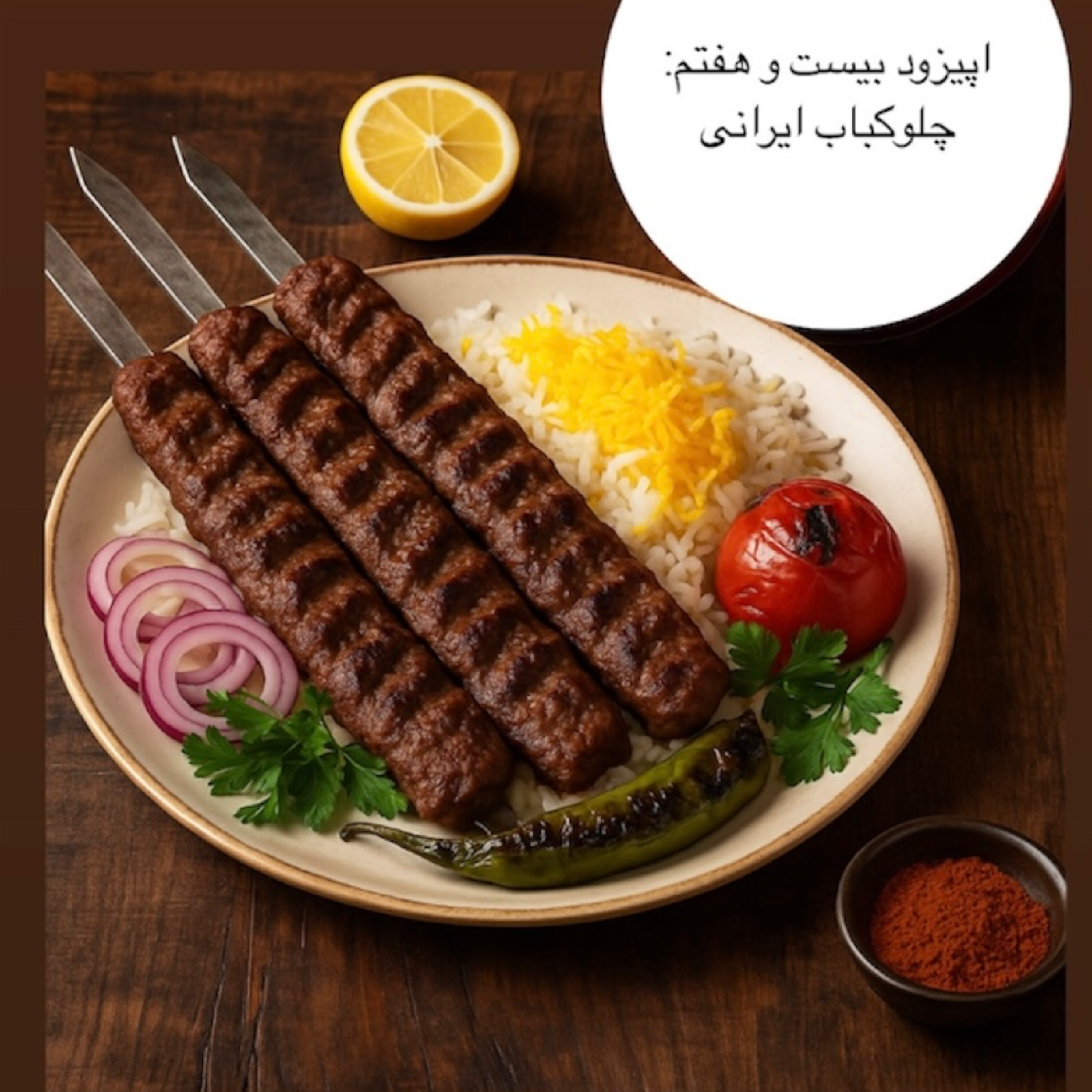 کاور اپیزود بیست و هفتم : چلوکباب ایرانی