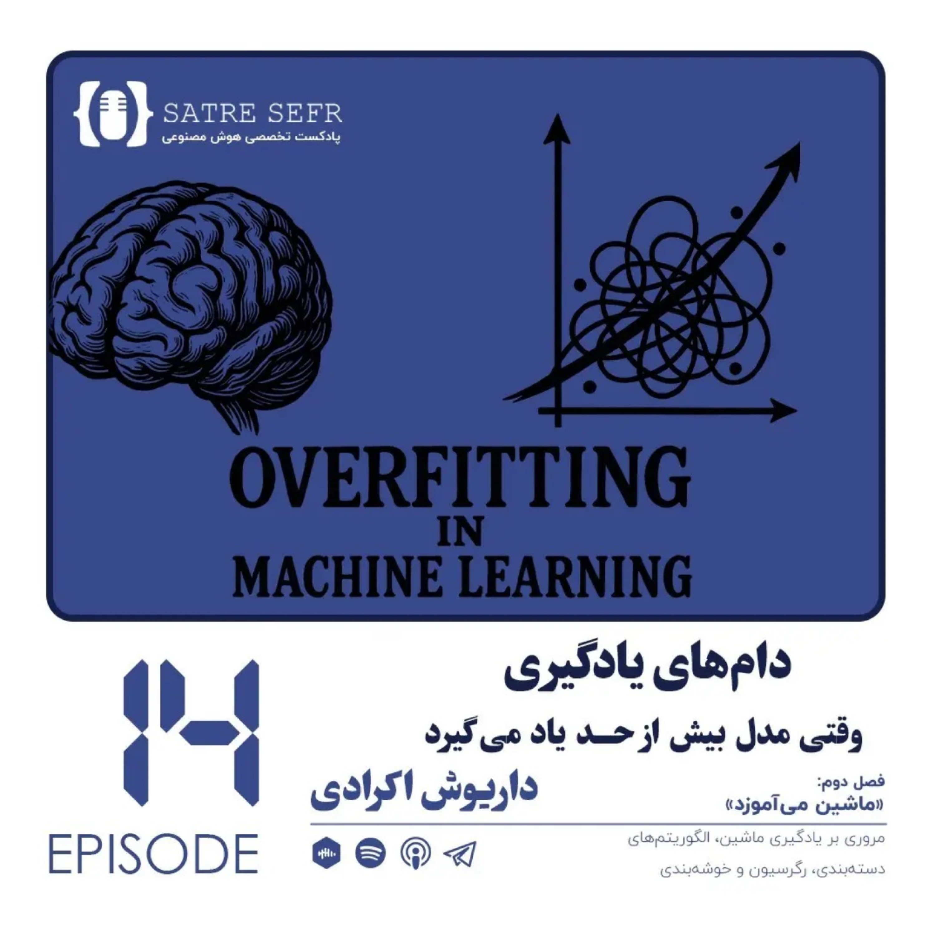کاور اپیزود 14 - فصل دوم: دامهای یادگیری – وقتی مدل بیش از حد یاد میگیرد