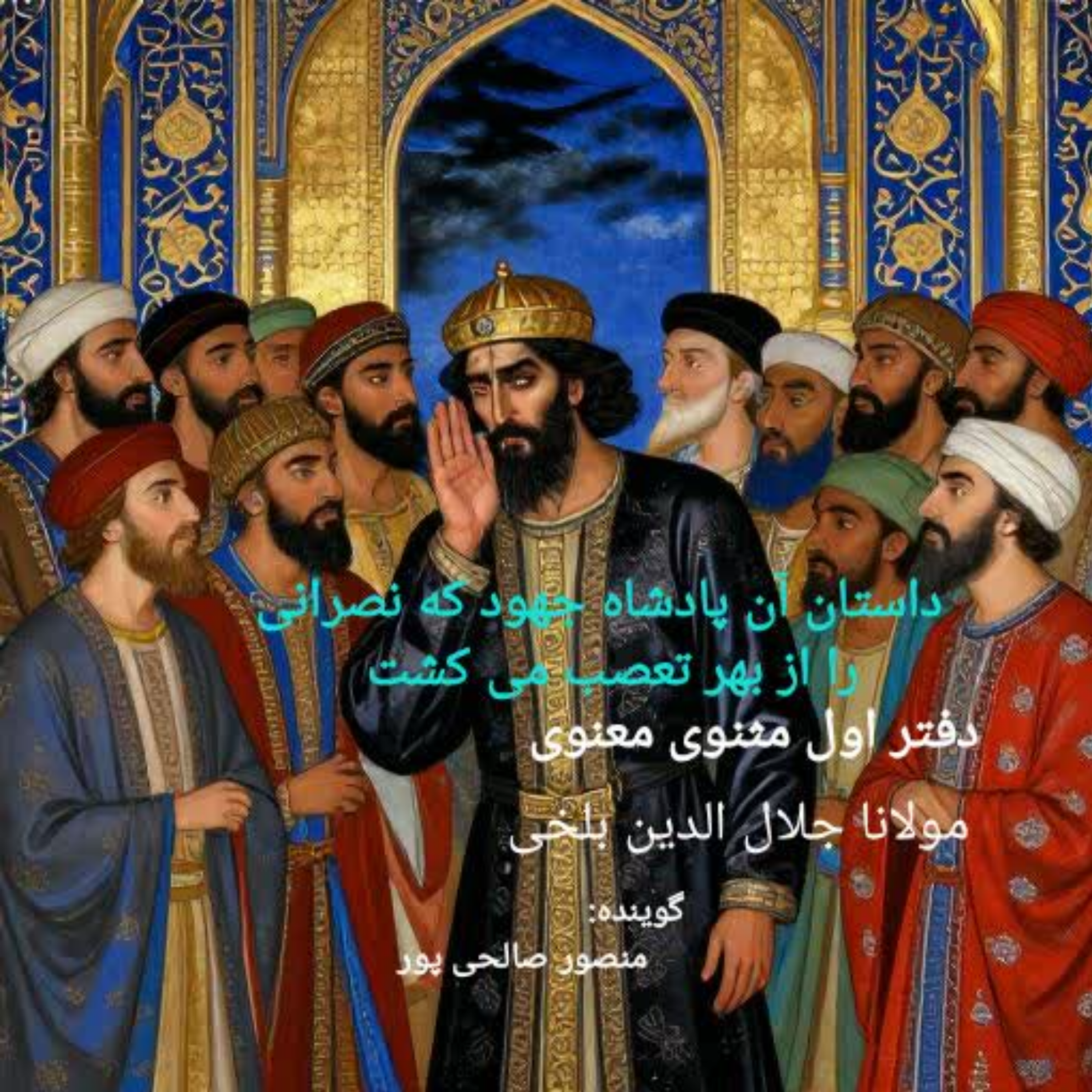 کاور مثنوی معنوی، دفتر اول،پادشاه جهود نصرانی کش