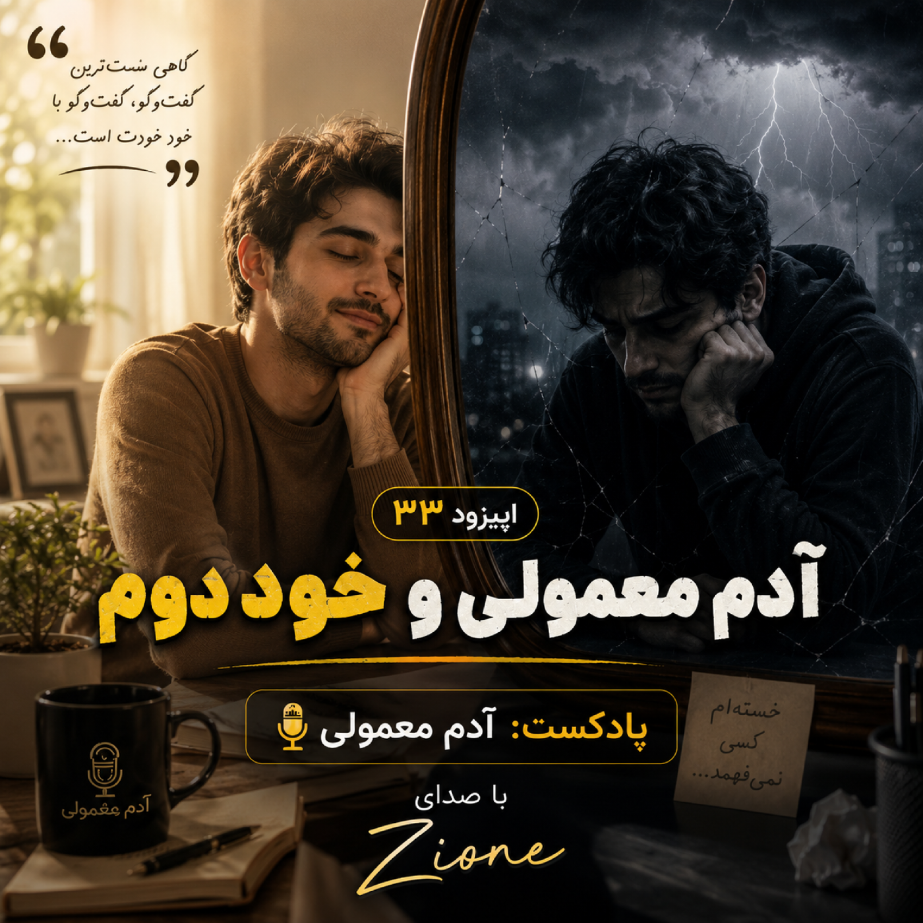 کاور اپیزود ۳۳| آدم معمولی و خود دوم