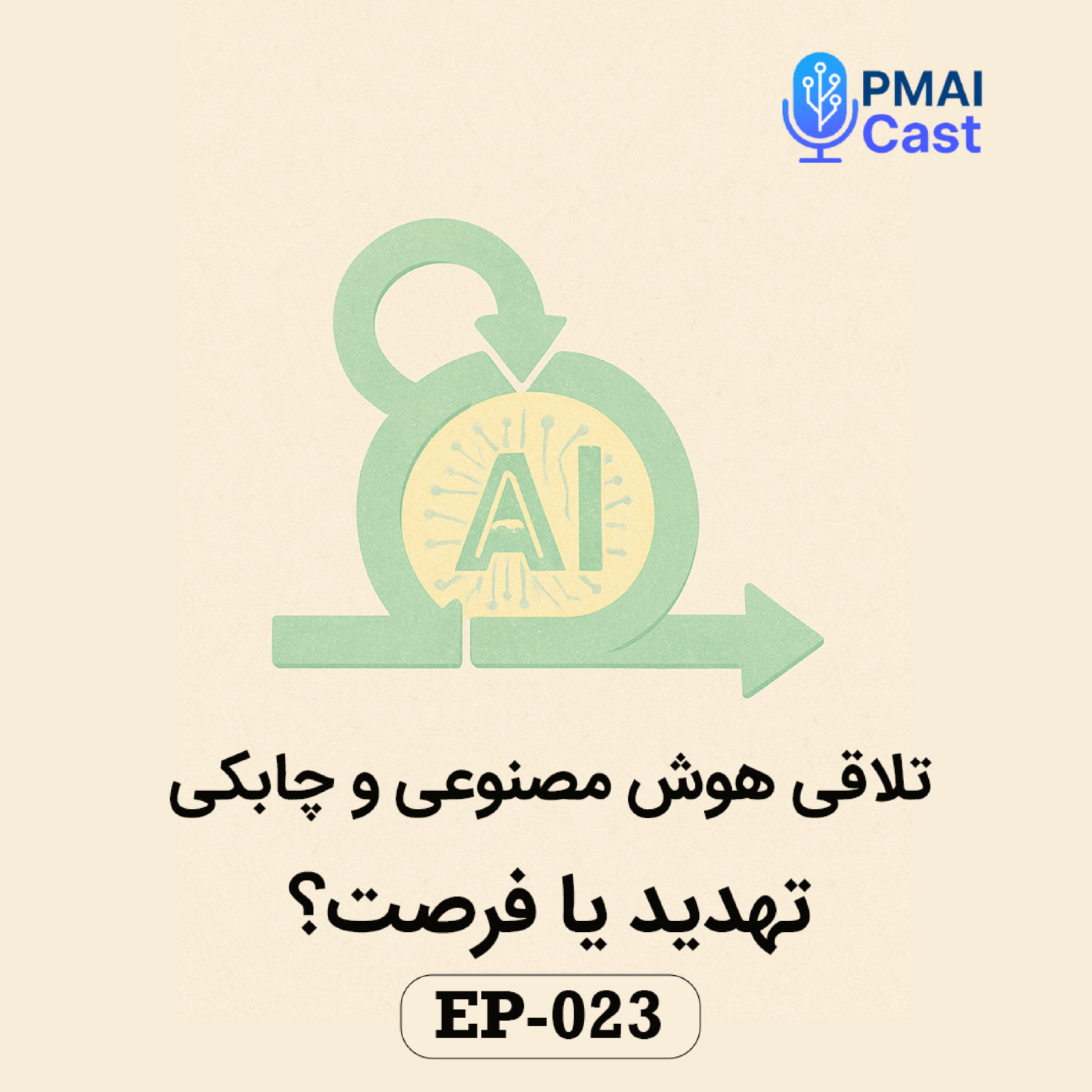کاور EP-023- تلاقی هوش مصنوعی و چابکی: تهدید یا فرصت؟