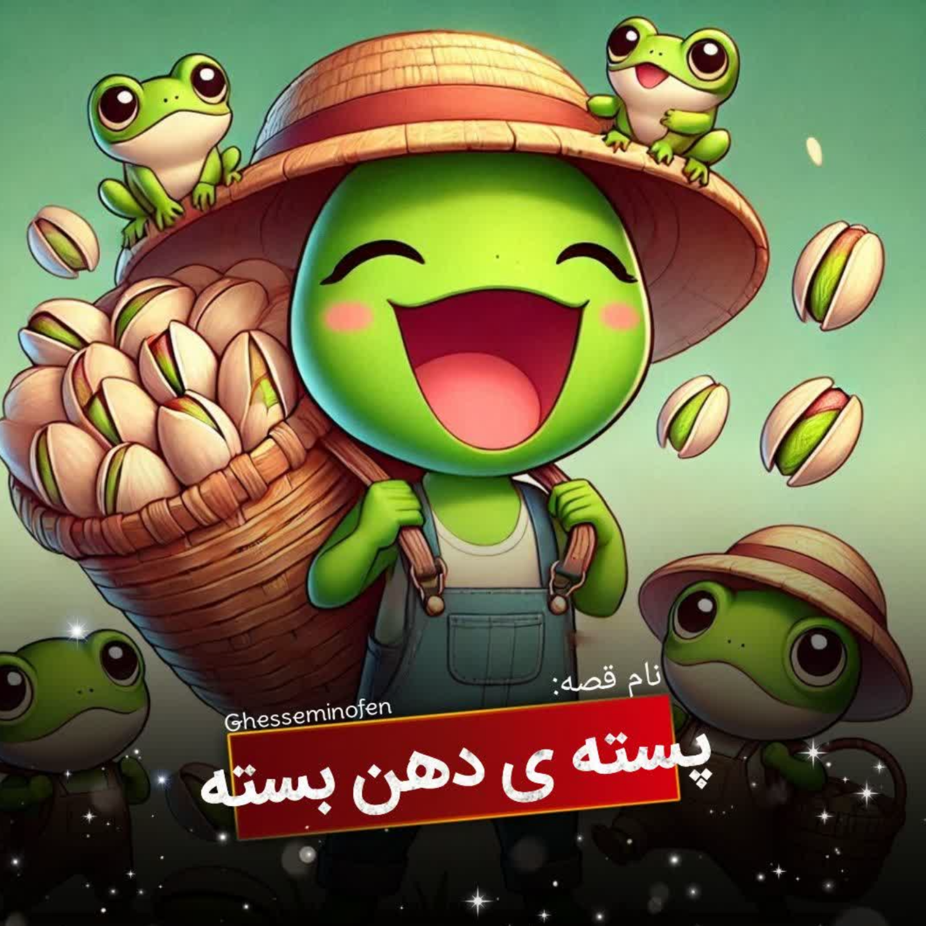 کاور پسته ی دهن بسته