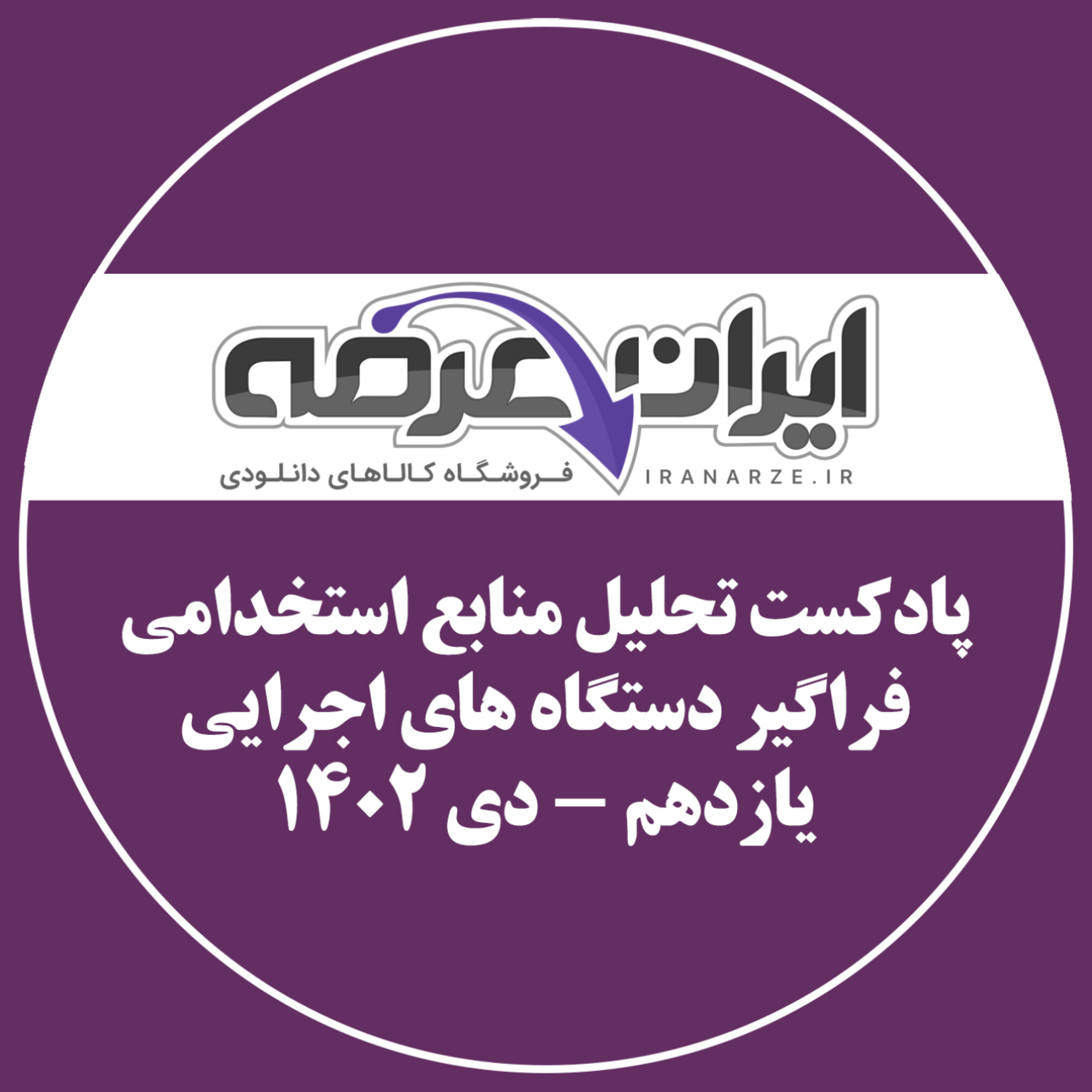 کاور پادکست تحلیل منابع استخدامی فراگیر دستگاه های اجرایی یازدهم - دی 1402