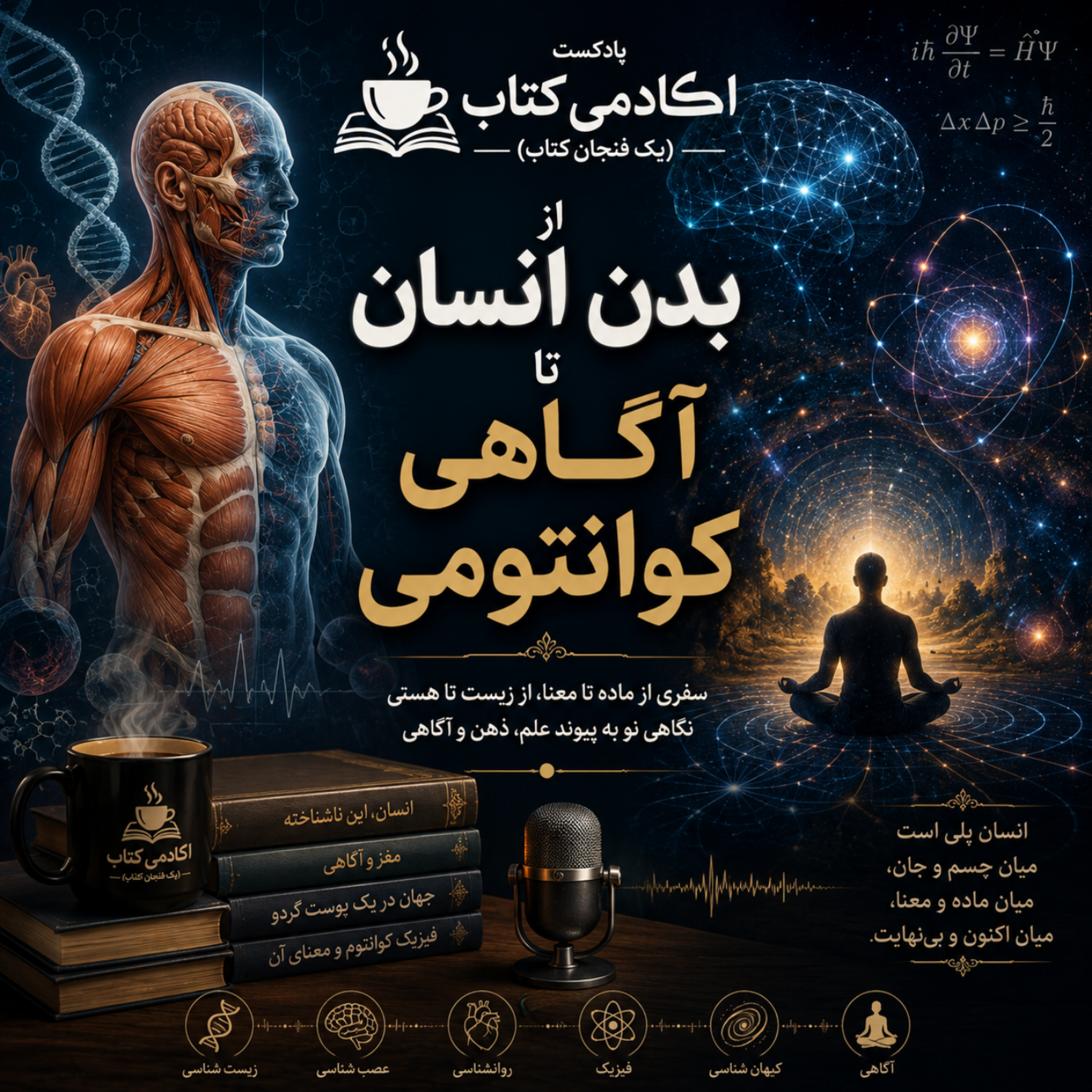 کاور از بدن انسان تا آگاهی کوانتومی