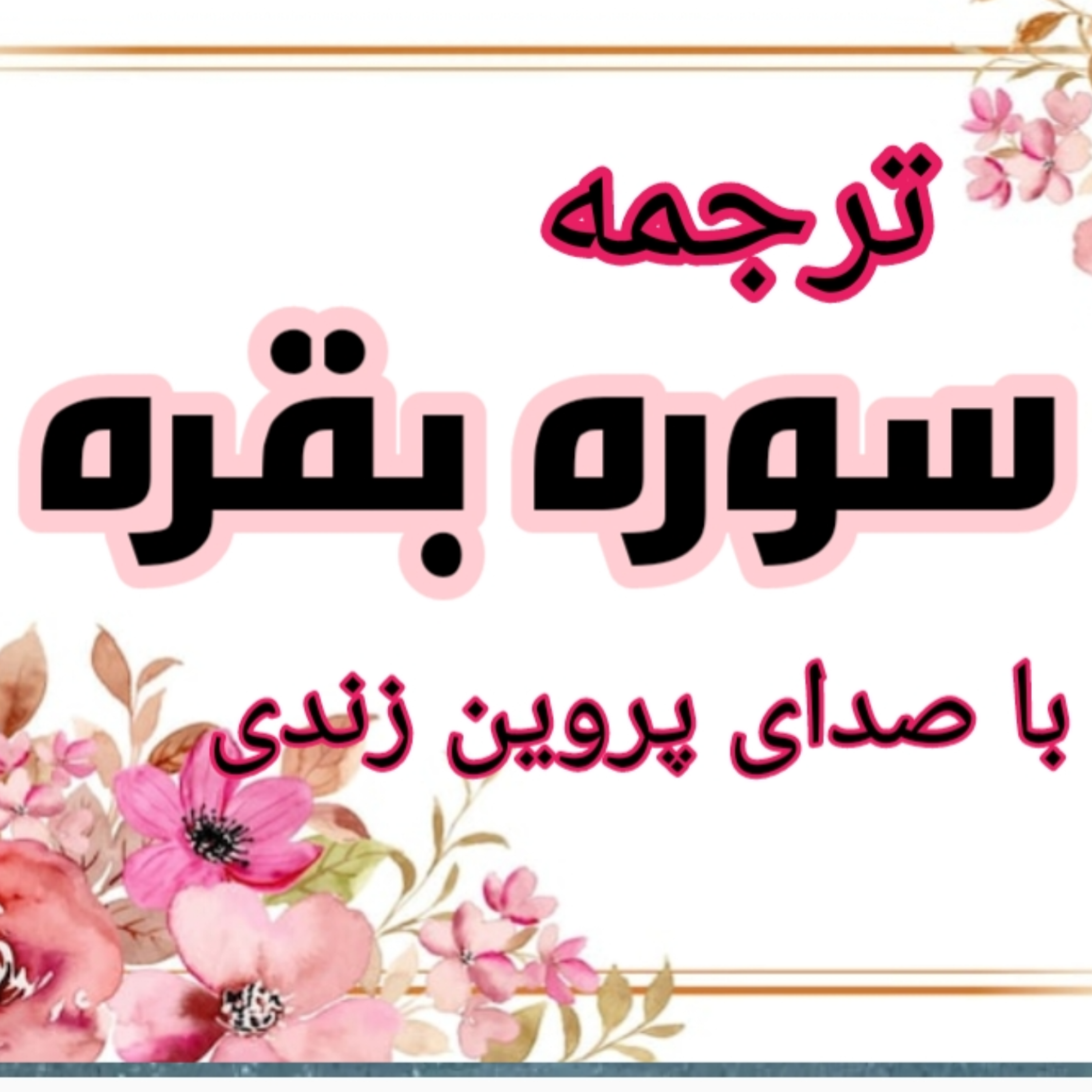 کاور ترجمه آیات سوره مبارکه بقره بخش اول