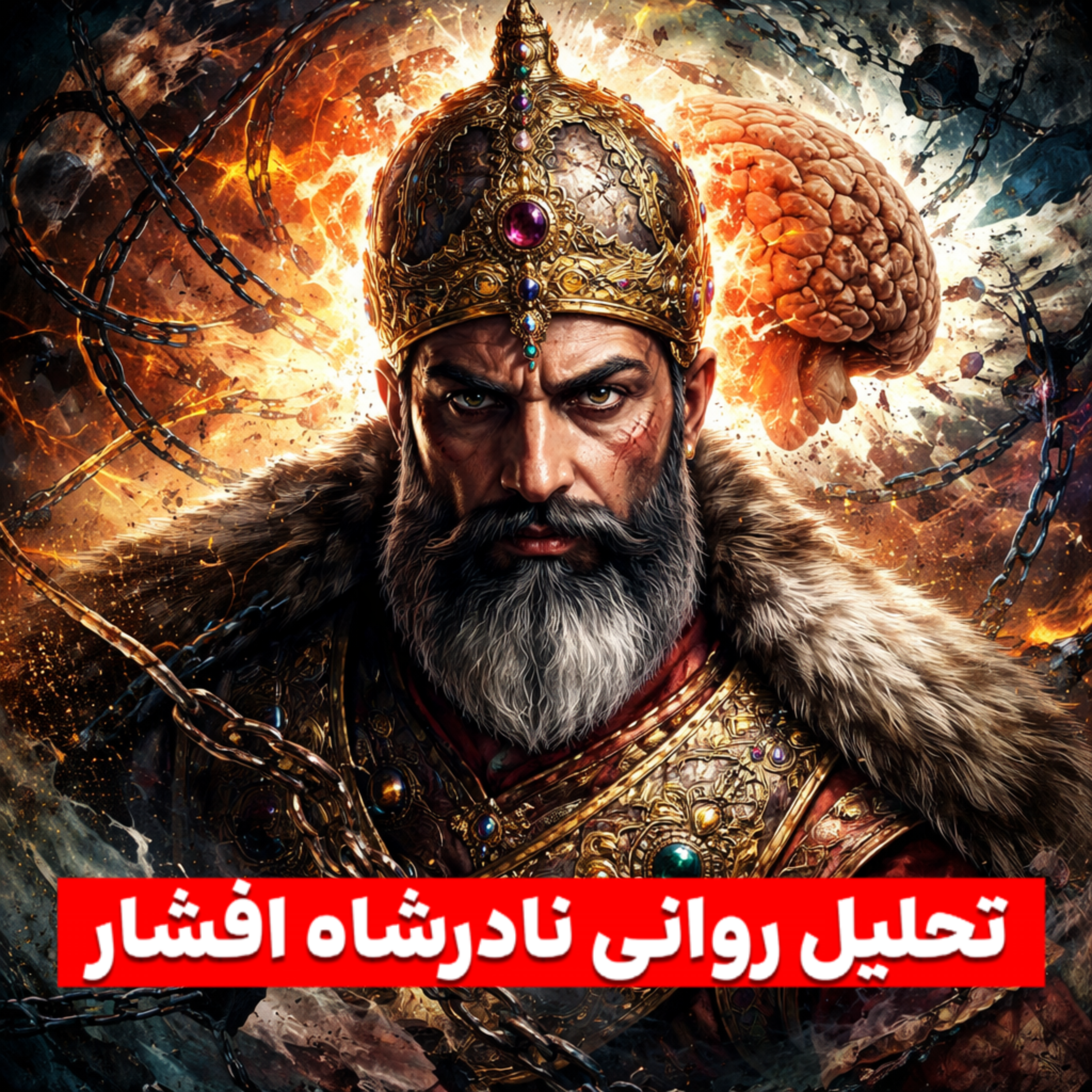 نادرشاه روی کاناپه‌ی روانکاو