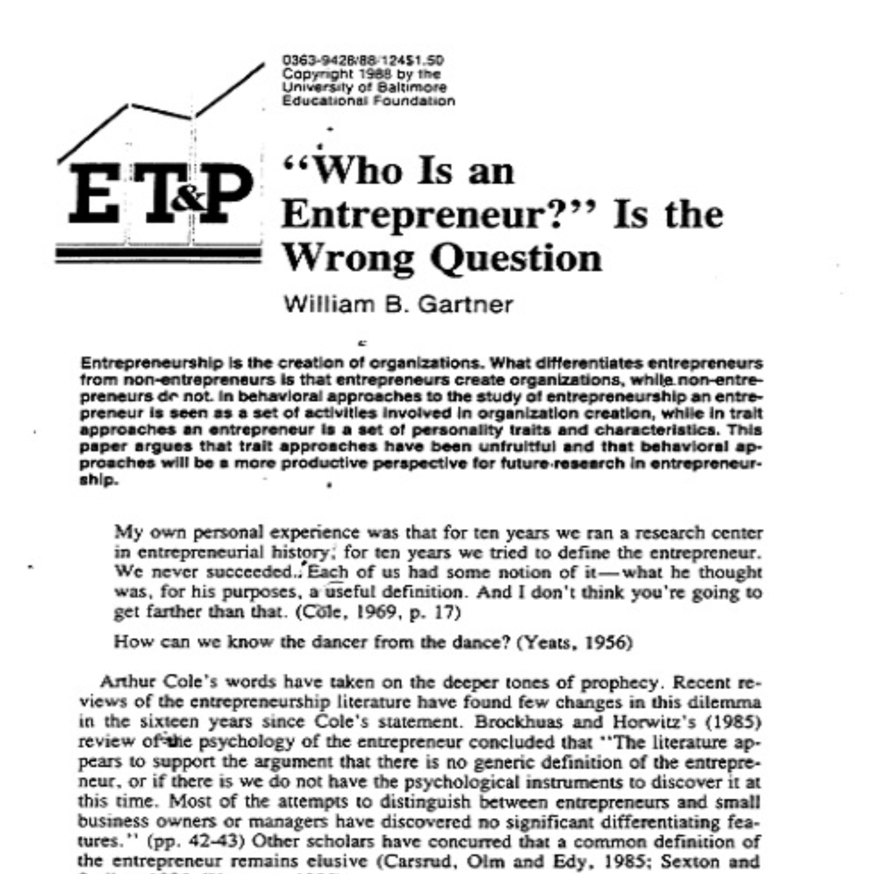 کاور 28- Who Is an Entrepreneur Is the Wrong Question - Persian