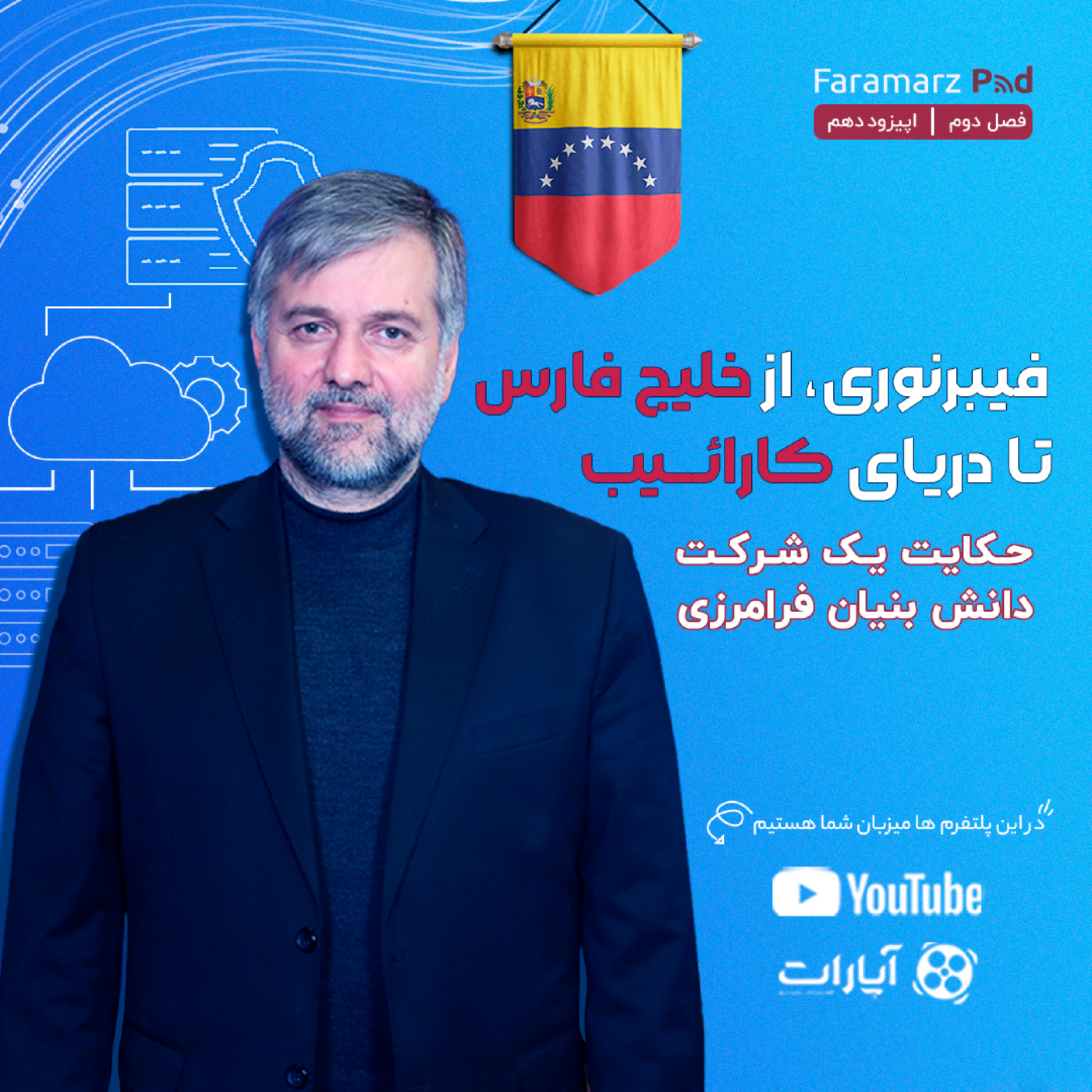 کاور اپیزود دهم فصل دوم؛ فیبرنوری،از خلیج‌فارس تا دریای کارائیب