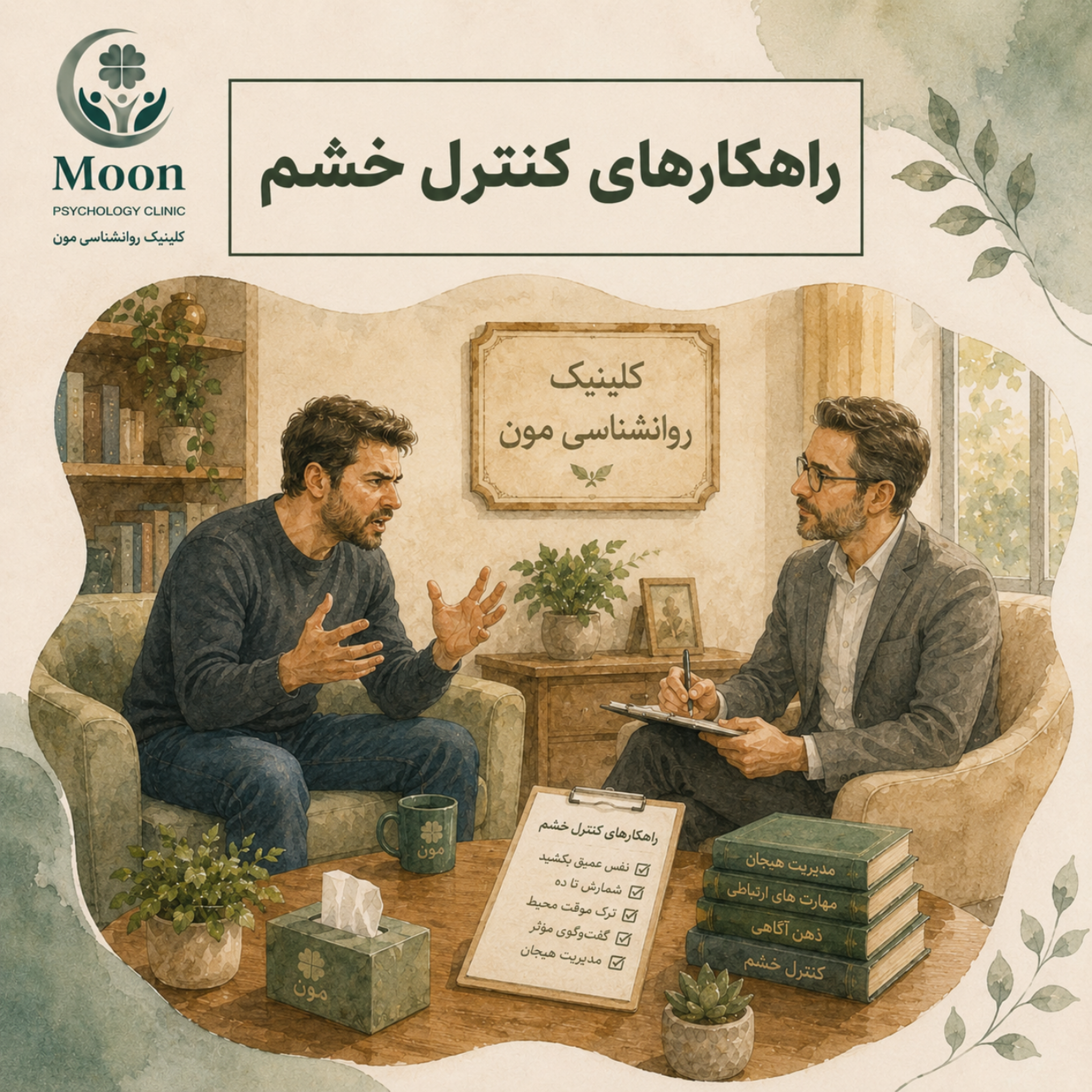 کاور راهکارهای کنترل خشم