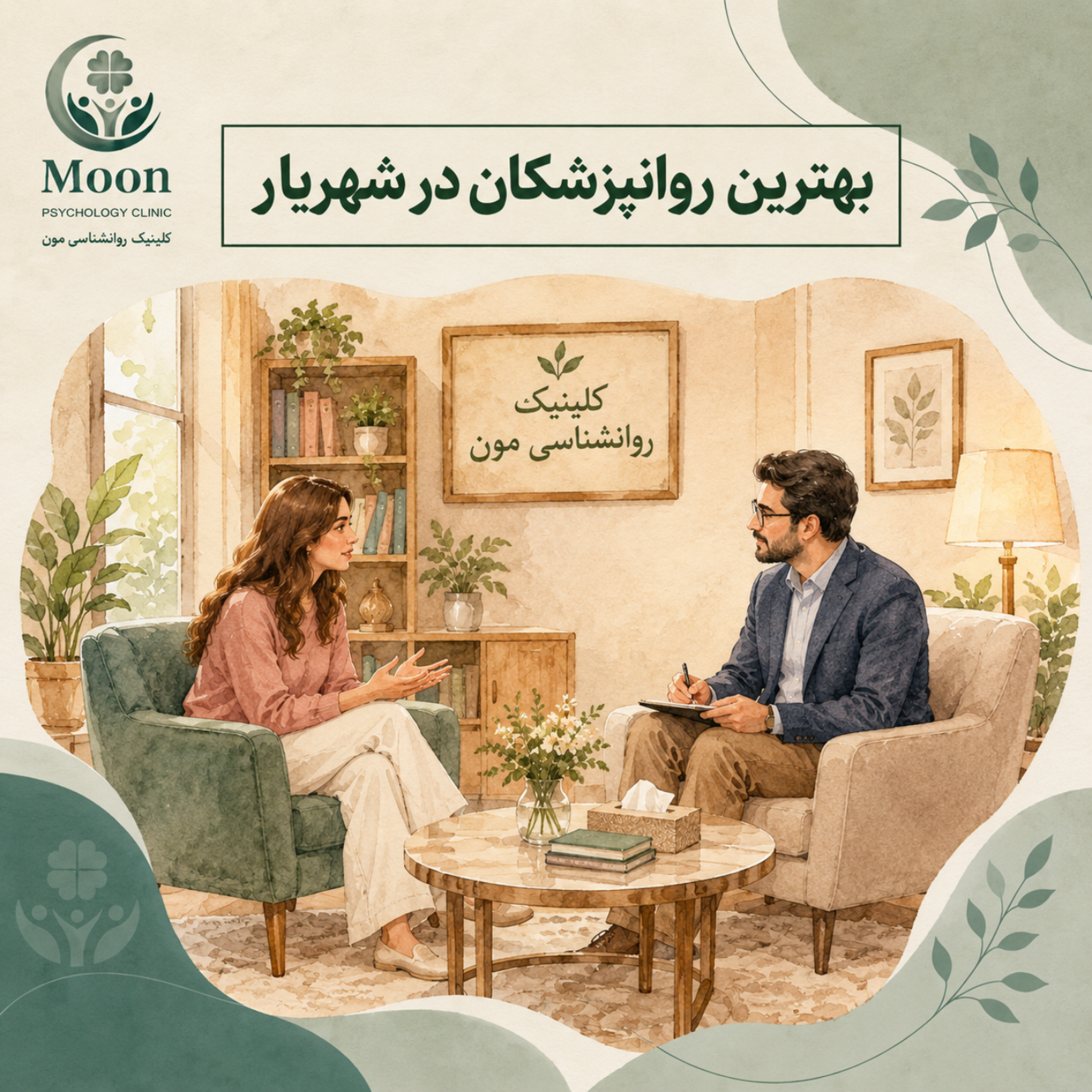 کاور بهترین روانپزشکان در شهریار