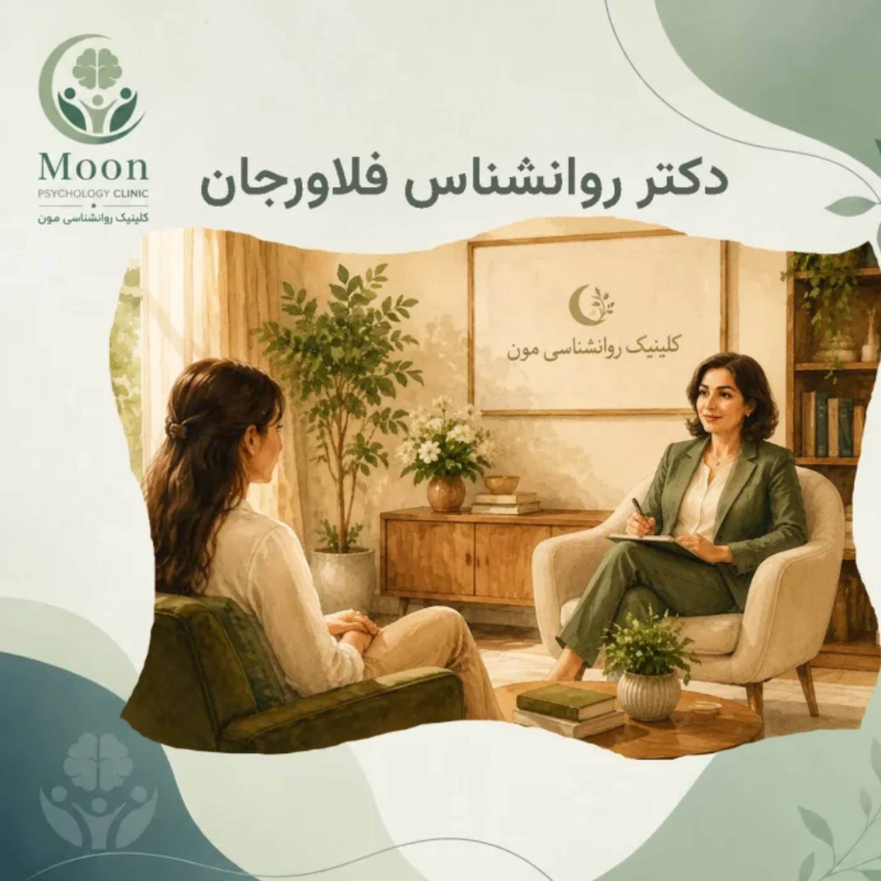کاور دکتر روانشناس فلاورجان