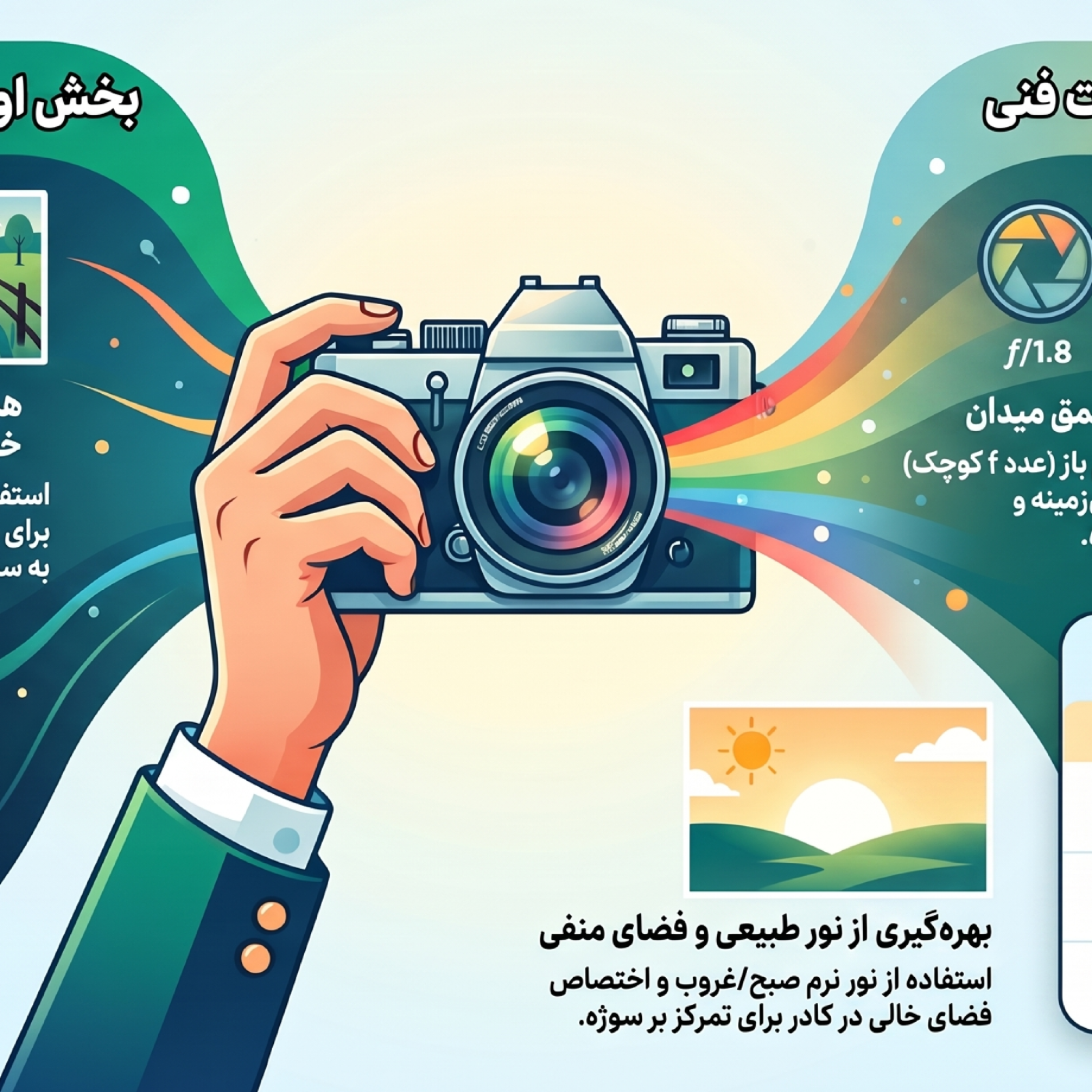 کاور ترفند عکاسی با دوربین