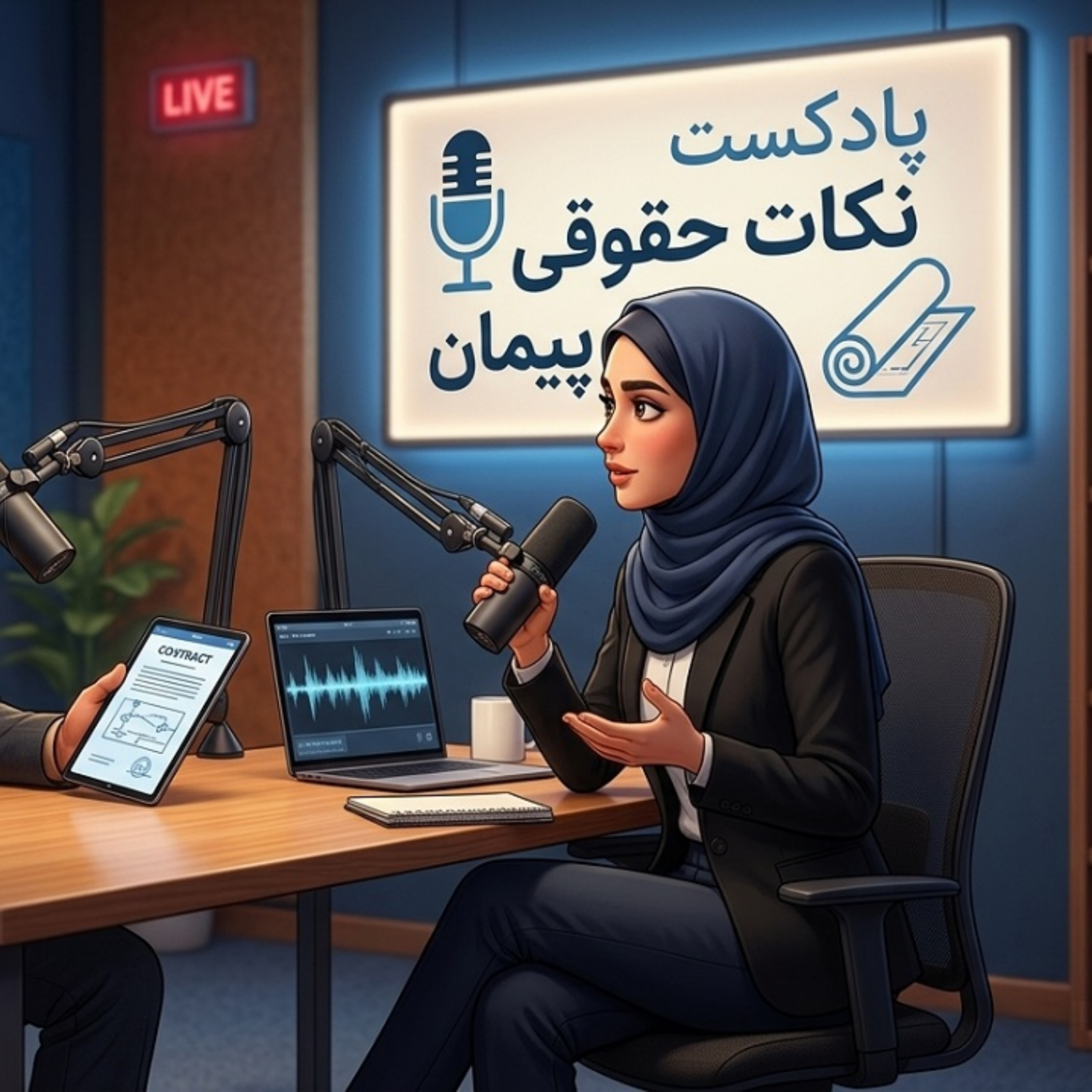 کاور پادکست نکات حقوقی پیمان