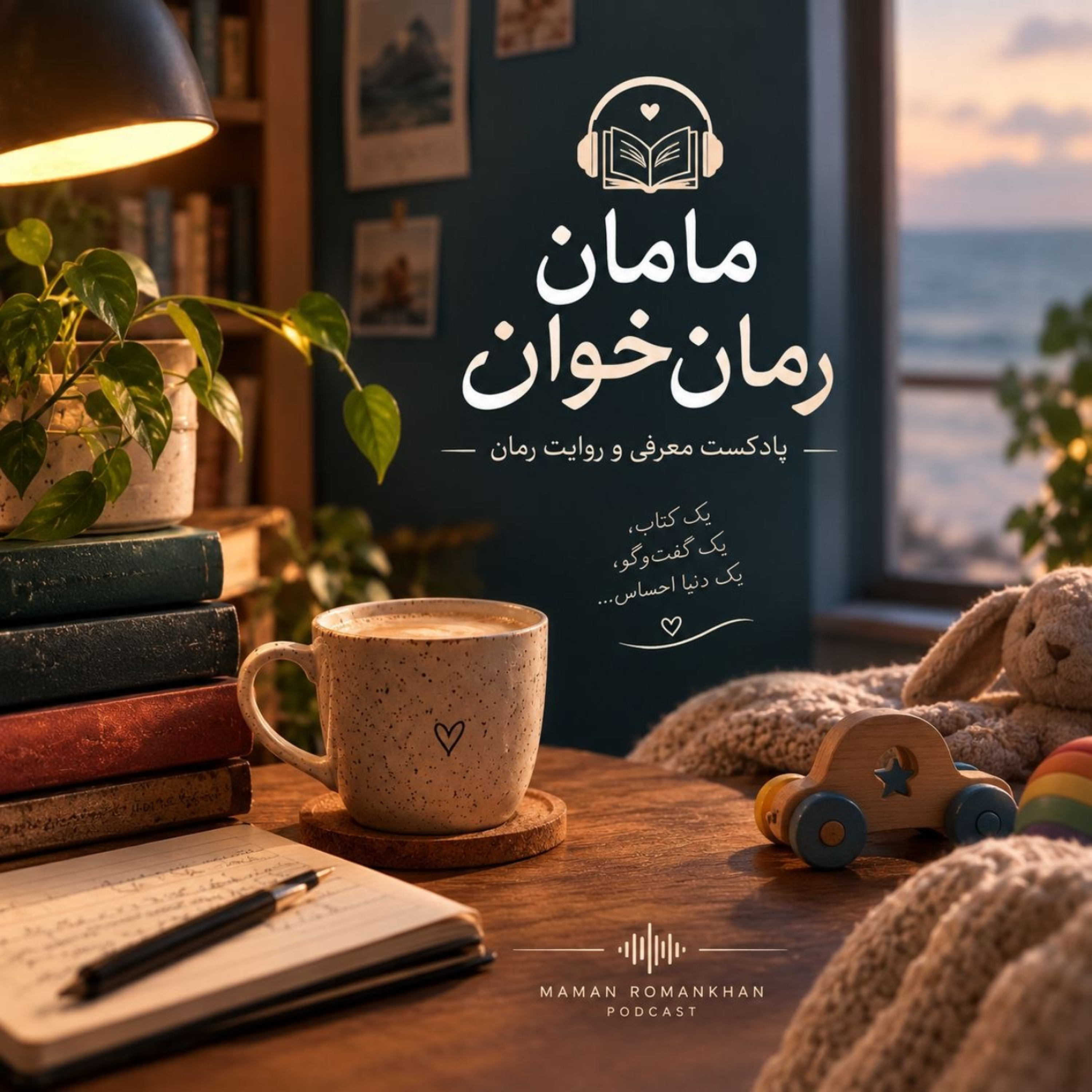 کاور مامان رمان خوان