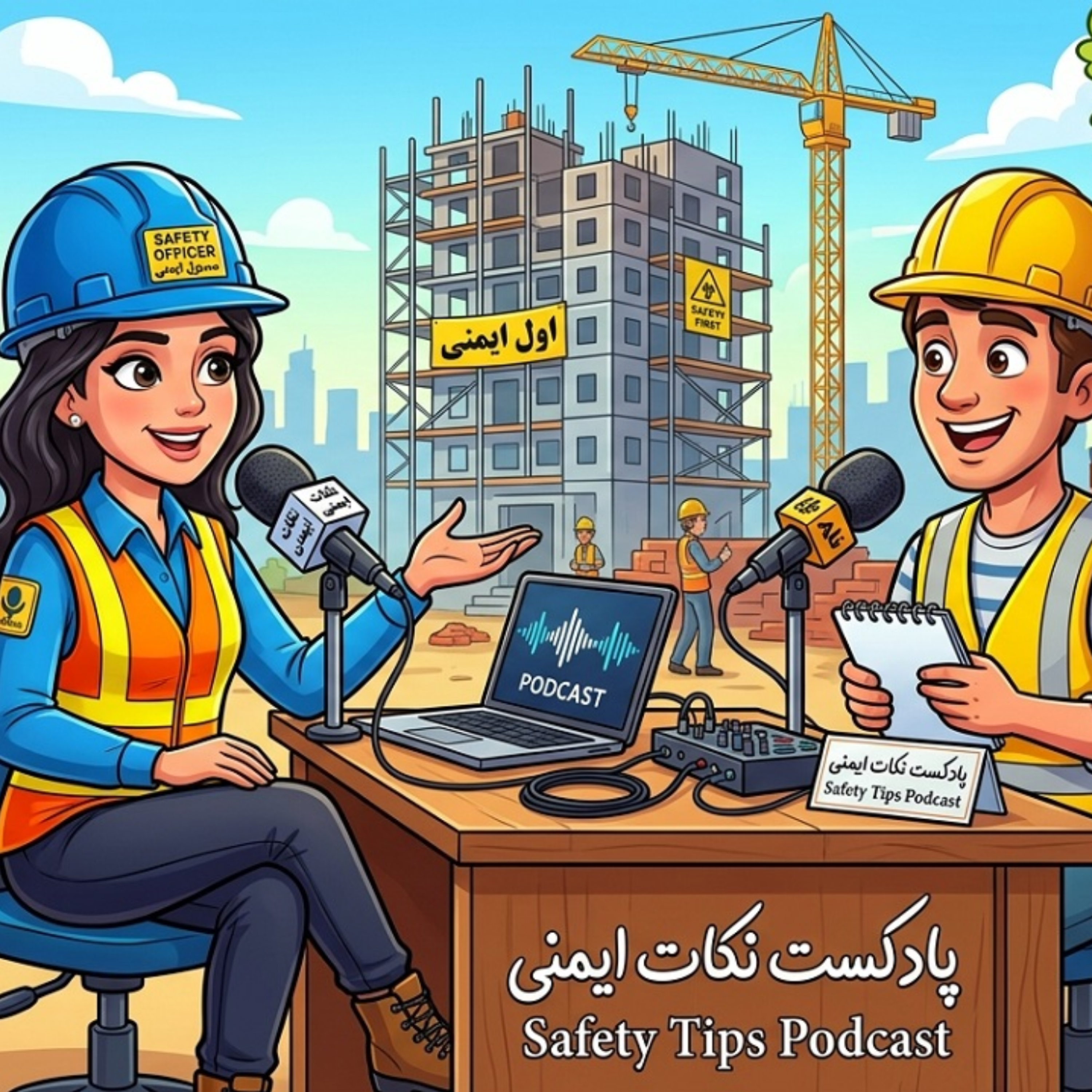 کاور پادکست نکات ایمنی
