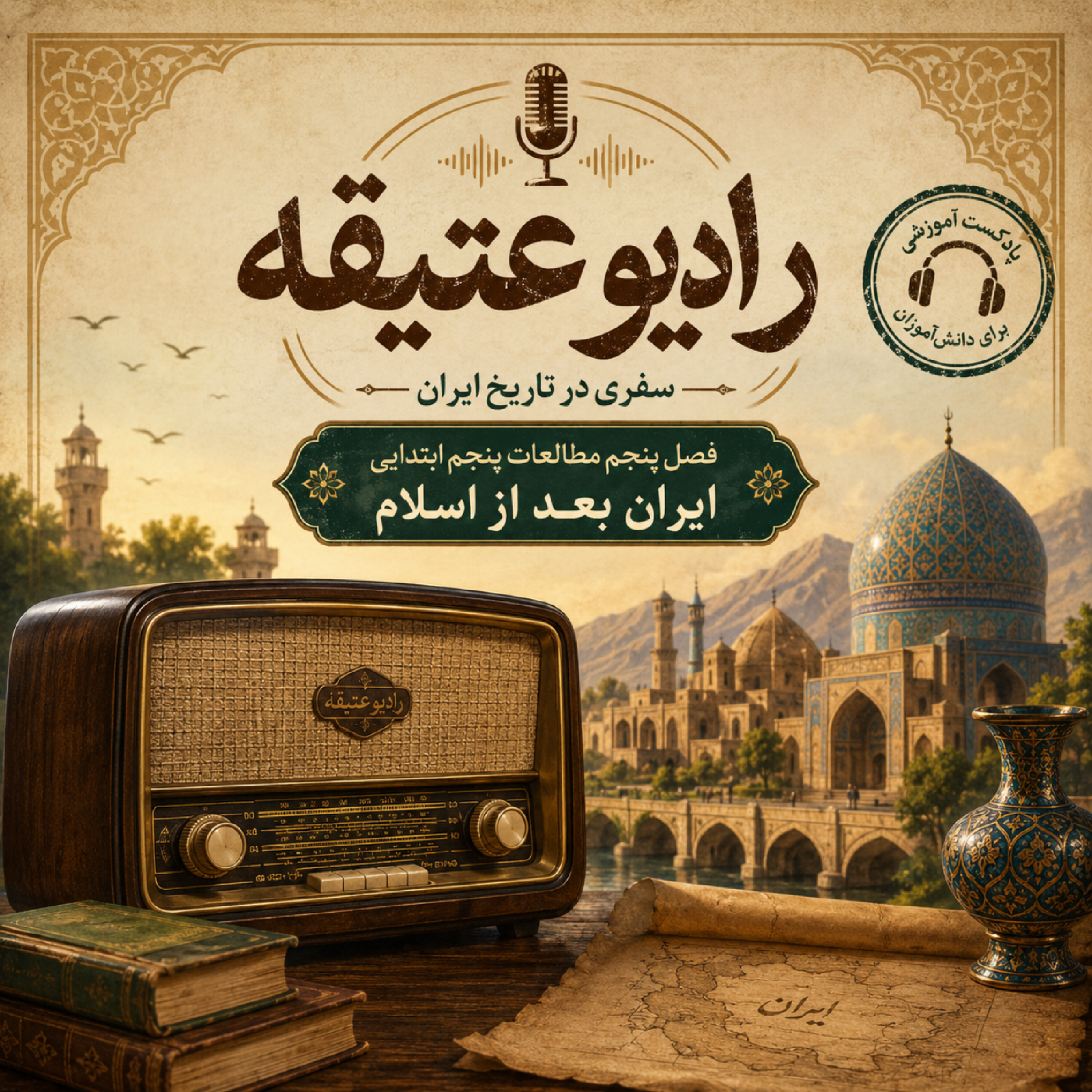 کاور رادیو عتیقه