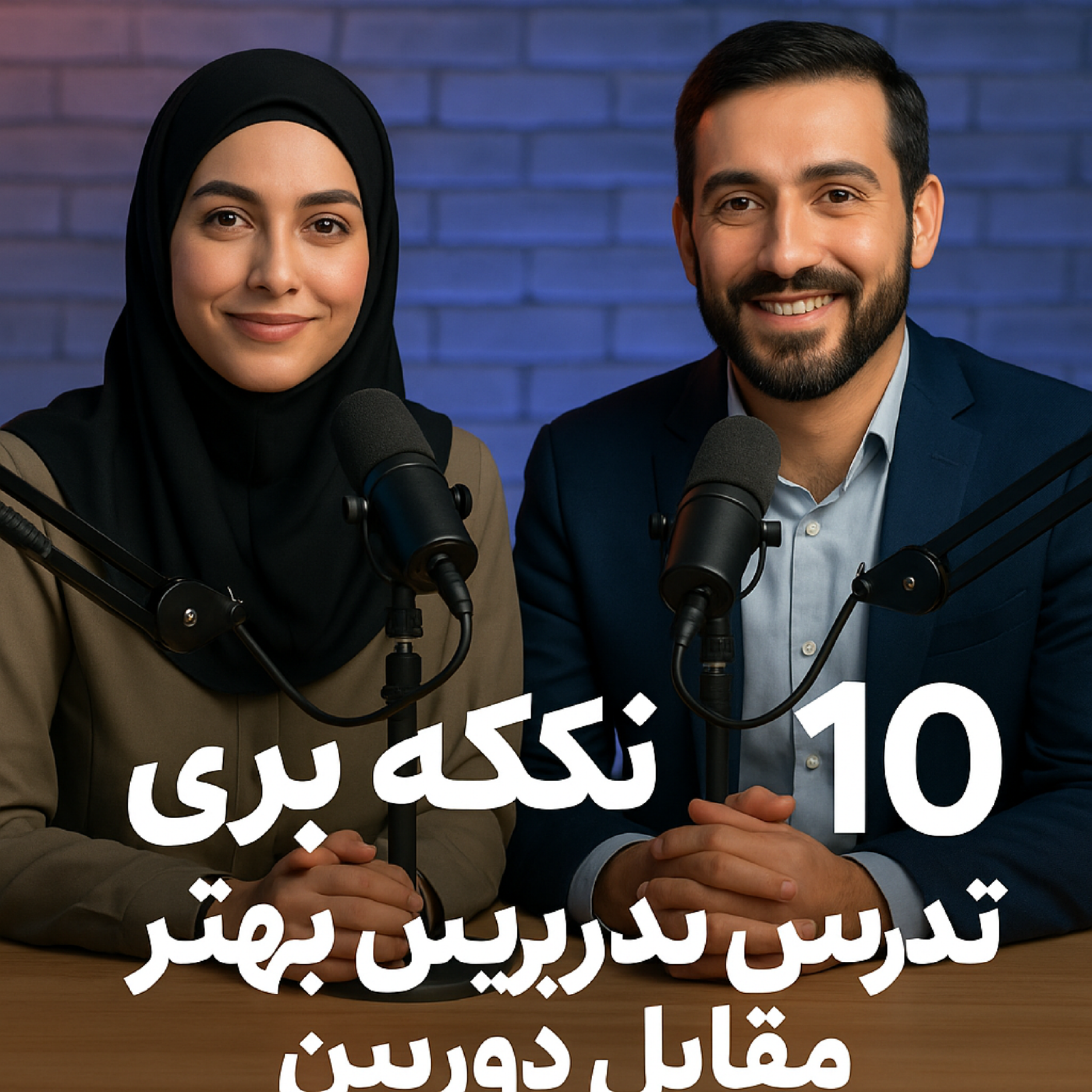 کاور ده نکته تدریس بهتر مقابل دوربین