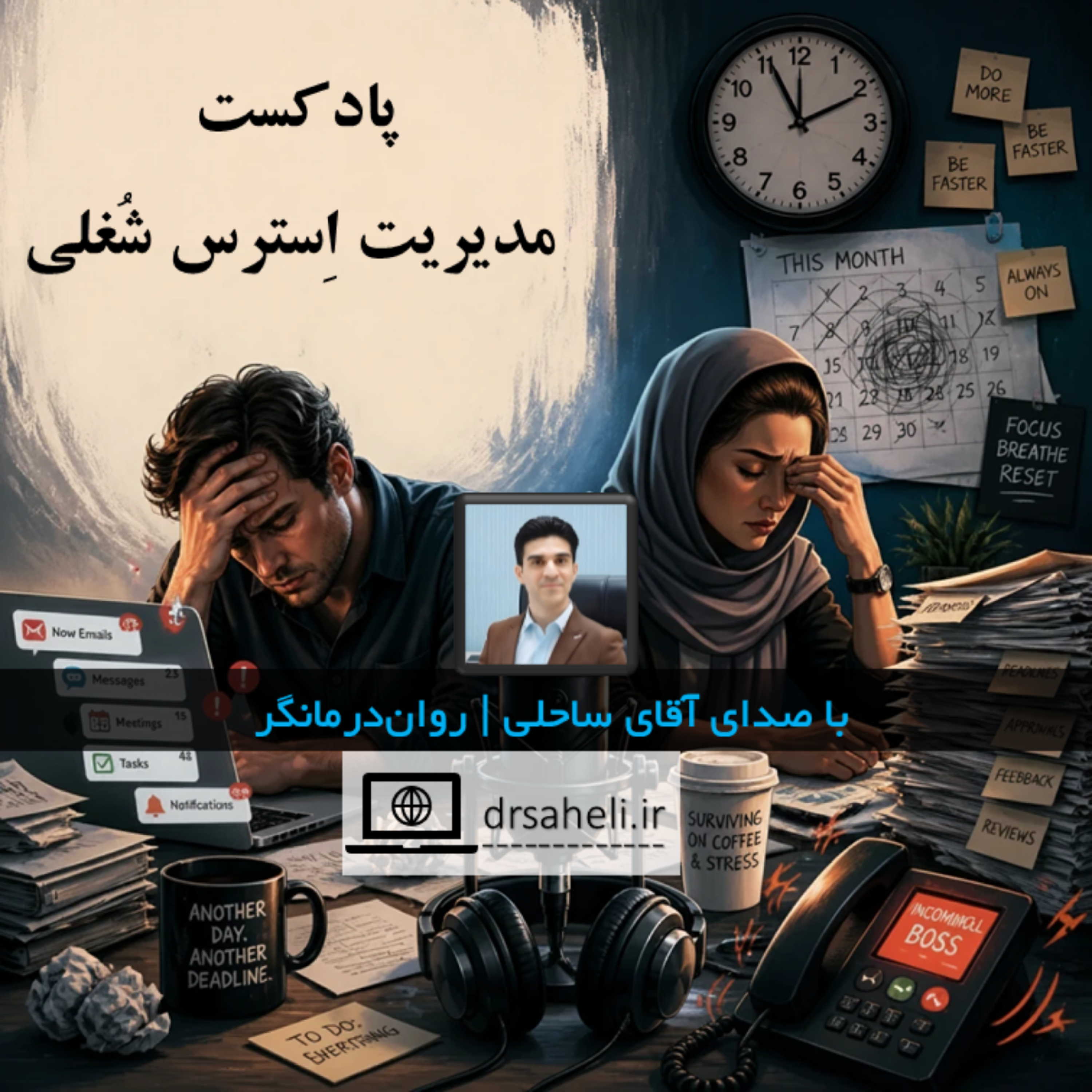 کاور مدیریت استرس شغلی